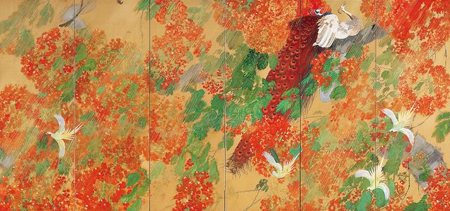 貴石画★花と鳥のデザイン アート作品 Kitao Shigemasa 北尾重政 - True Depictions of Bird and Flower