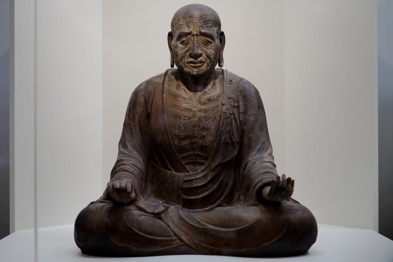 画像: 国宝 義淵僧正坐像 奈良時代・8世紀 奈良・岡寺