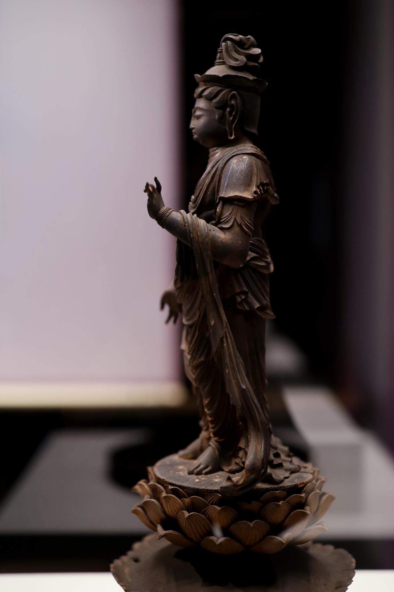 画像: 国宝 虚空蔵菩薩立像 平安時代・9世紀 京都・醍醐寺