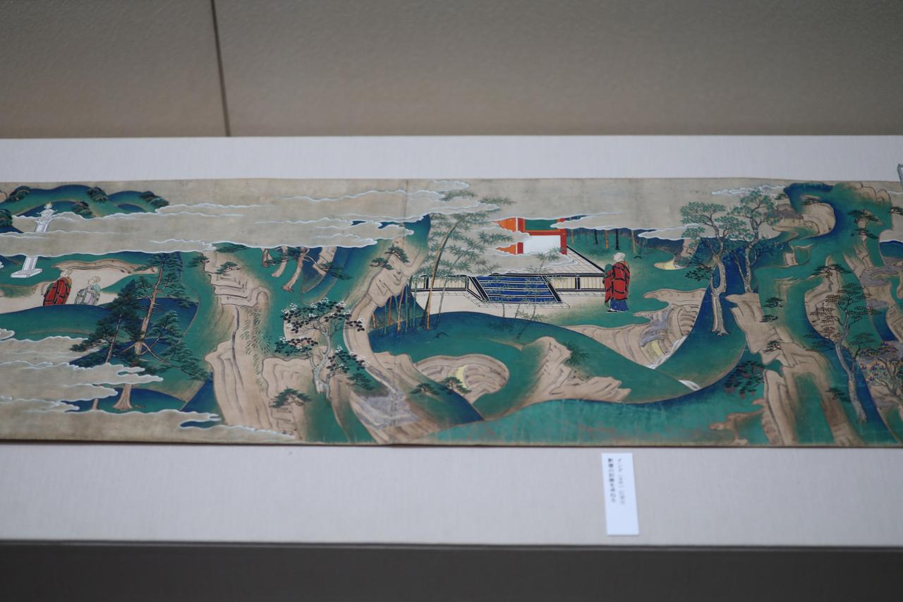 画像: 国宝 玄奘三蔵絵 巻第六 鎌倉時代・14世紀 大阪・藤田美術館 展示期間：4月19日～5月11日 唐から天竺（インド）に釈迦の足跡と経典を求めて旅した玄奘三蔵の伝記絵巻。本展に巻十八が出品された「春日権現記絵」と共に、朝廷に仕えた絵師・高階隆兼の代表作。