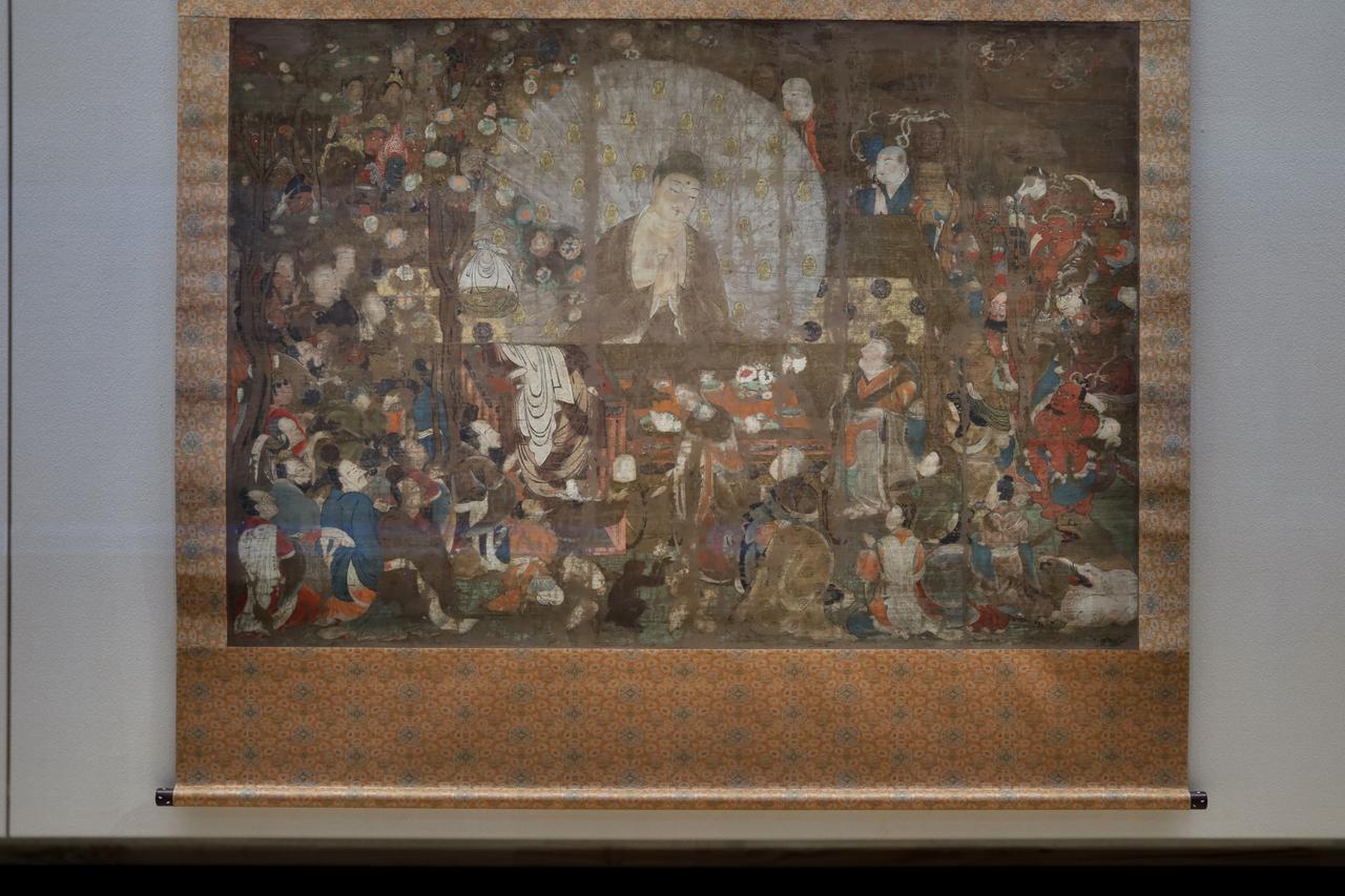 画像: 国宝 釈迦金棺出現図 平安時代・11〜12世紀 京都国立博物館 展示期間 5月20日〜6月15日