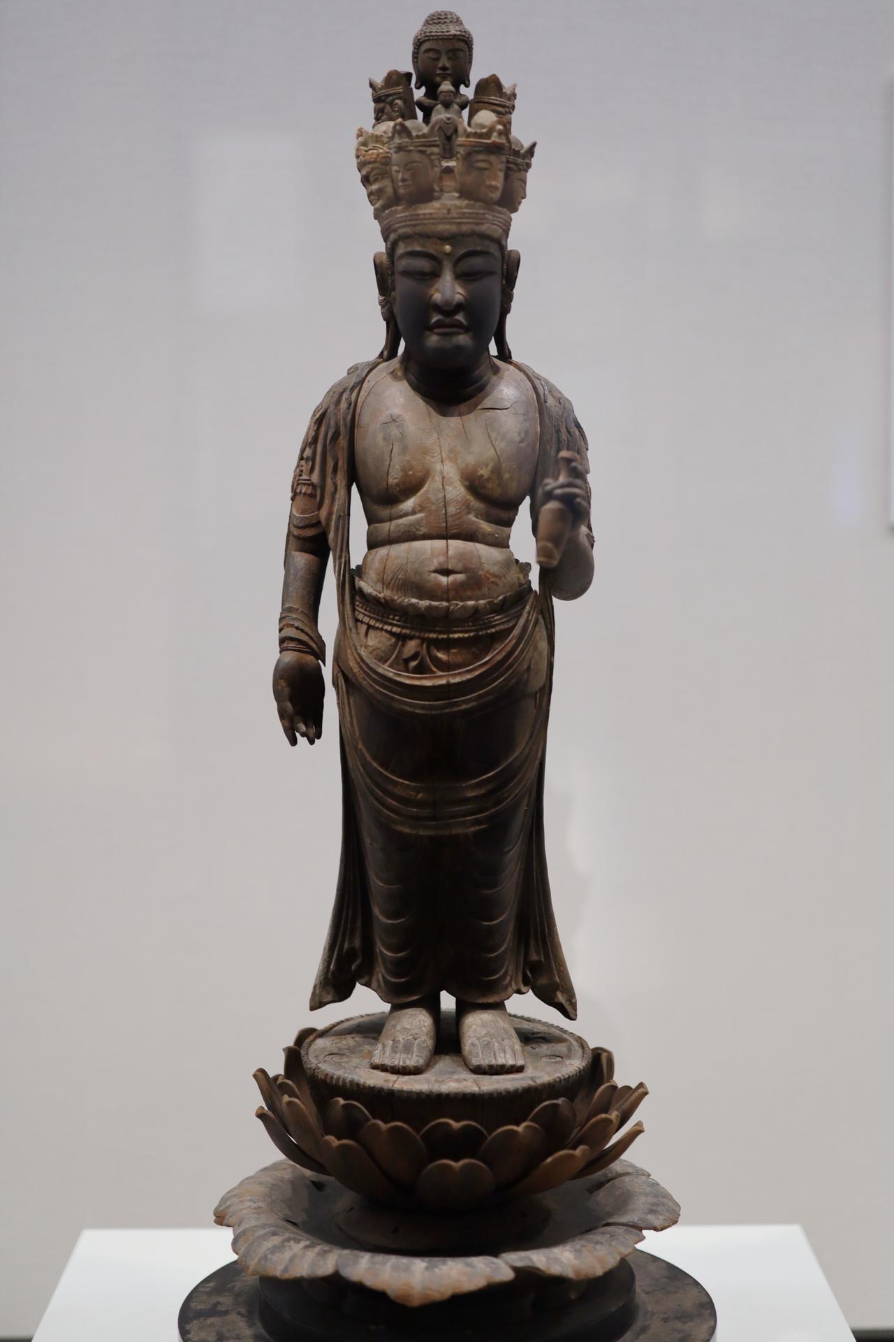 画像2: 重要文化財 十一面観音立像 平安時代・9世紀 奈良・霊山寺