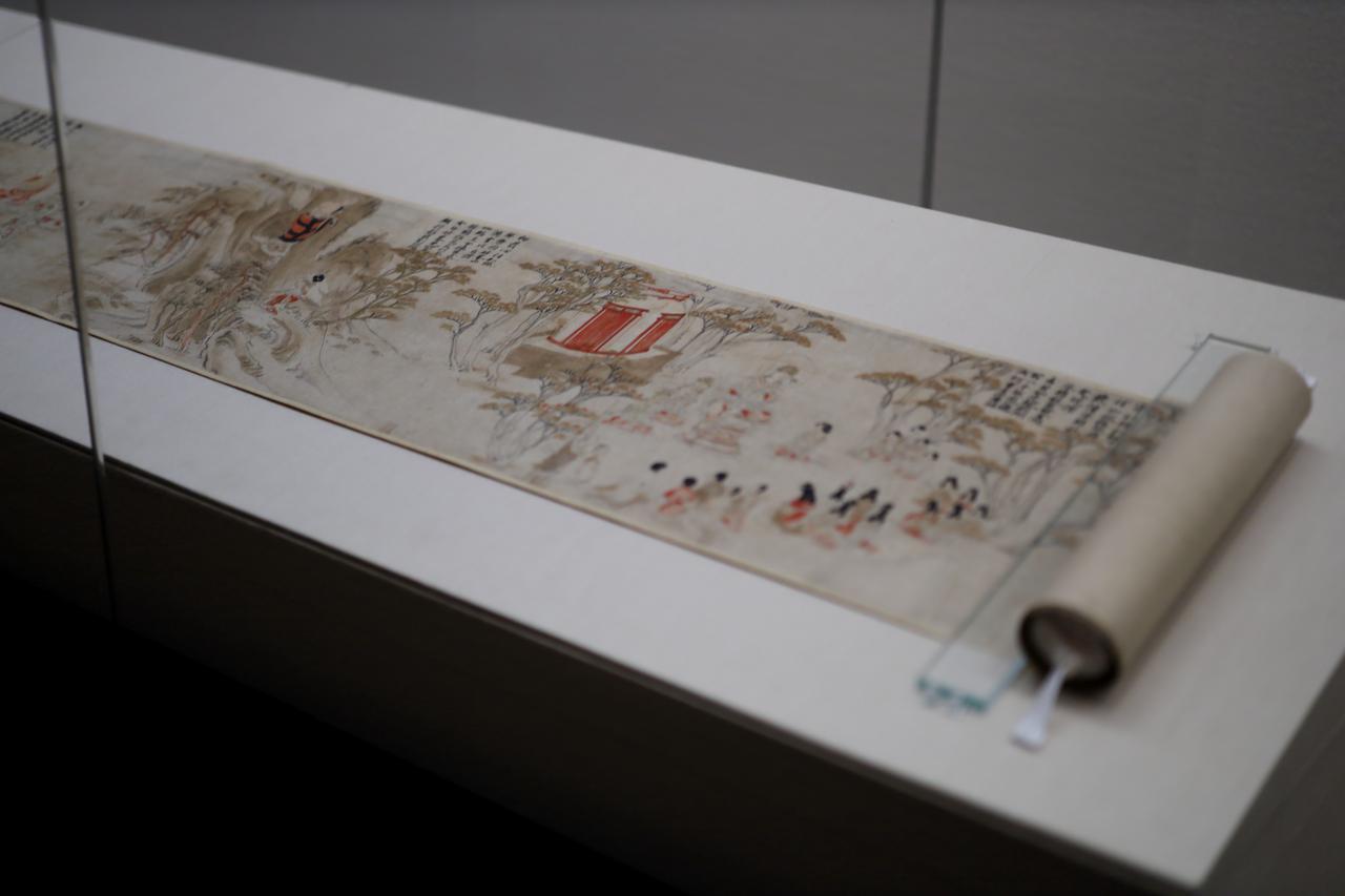 画像: 国宝 華厳五十五所絵巻 平安時代・12世紀 奈良・東大寺 展示期間 5月20日〜6月15日 少年・善哉童子が文殊菩薩に命じられて各地を旅し、さまざまな人に出会ってそれぞれから正しい教えを学ぼうとする姿を描く大長編の経典絵巻。