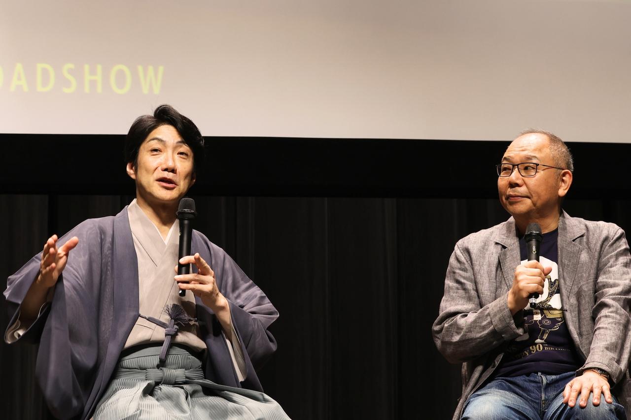 画像2: 芸歴90年超、人間国宝・野村万作が母校、早稲田大学に親子三代で登壇！ 映画『六つの顔』完成披露試写会 オフィシャルレポート