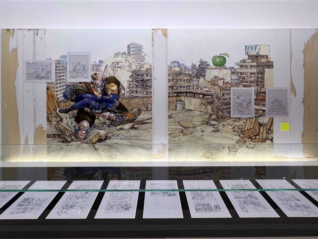 画像: 展示風景：チャプター3「アップルシード」 ©︎ Shirow Masamune/KODANSHA ©︎ Shirow Masamune/SEISHINSHA ©︎ Shirow Masamune/「士郎正宗の世界展」製作委員会 photo©︎moichisaito