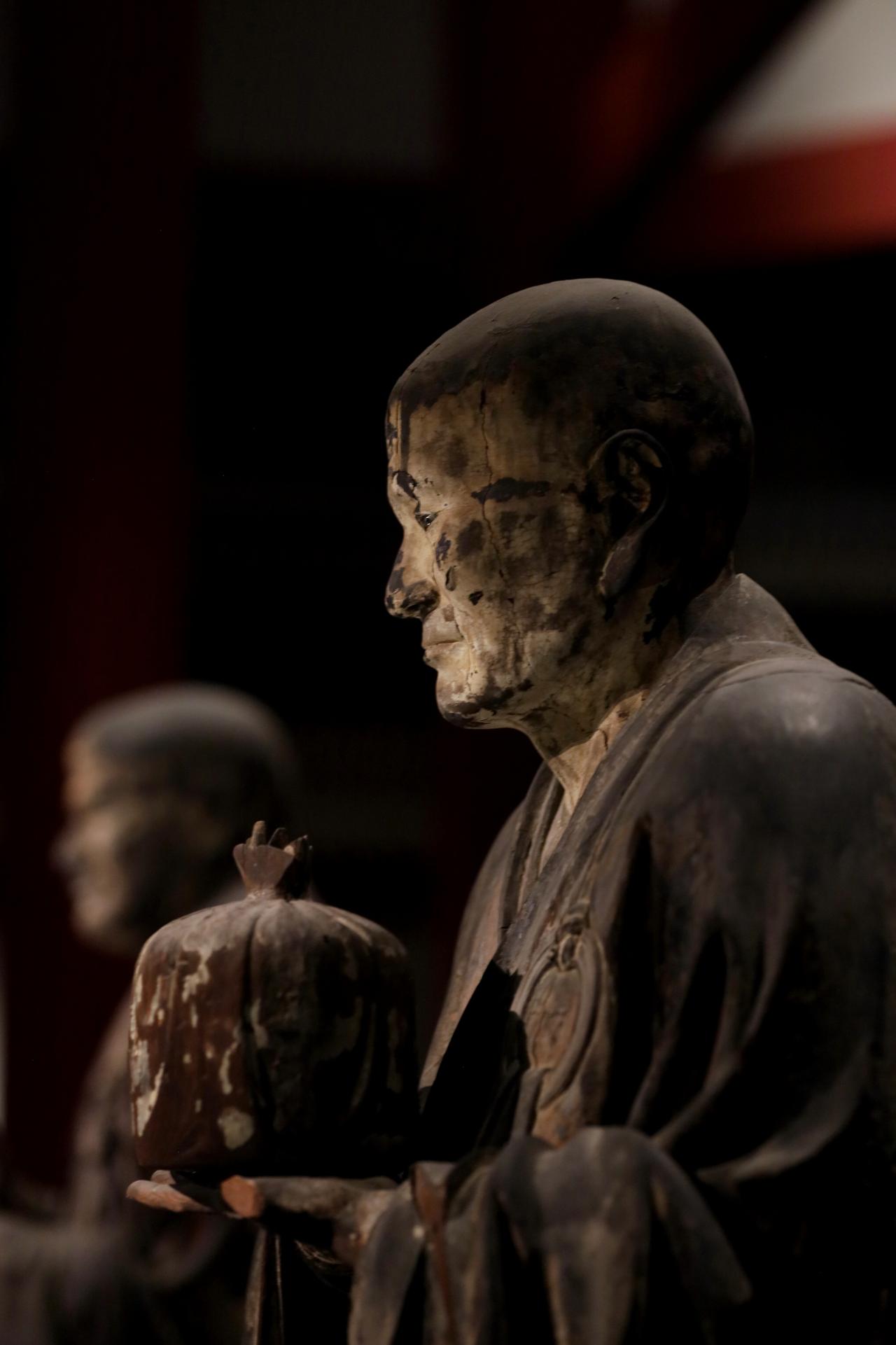 画像1: 国宝 無著菩薩立像（部分）　運慶作　鎌倉時代・建暦2年（1212）頃　奈良・興福寺蔵　北円堂安置