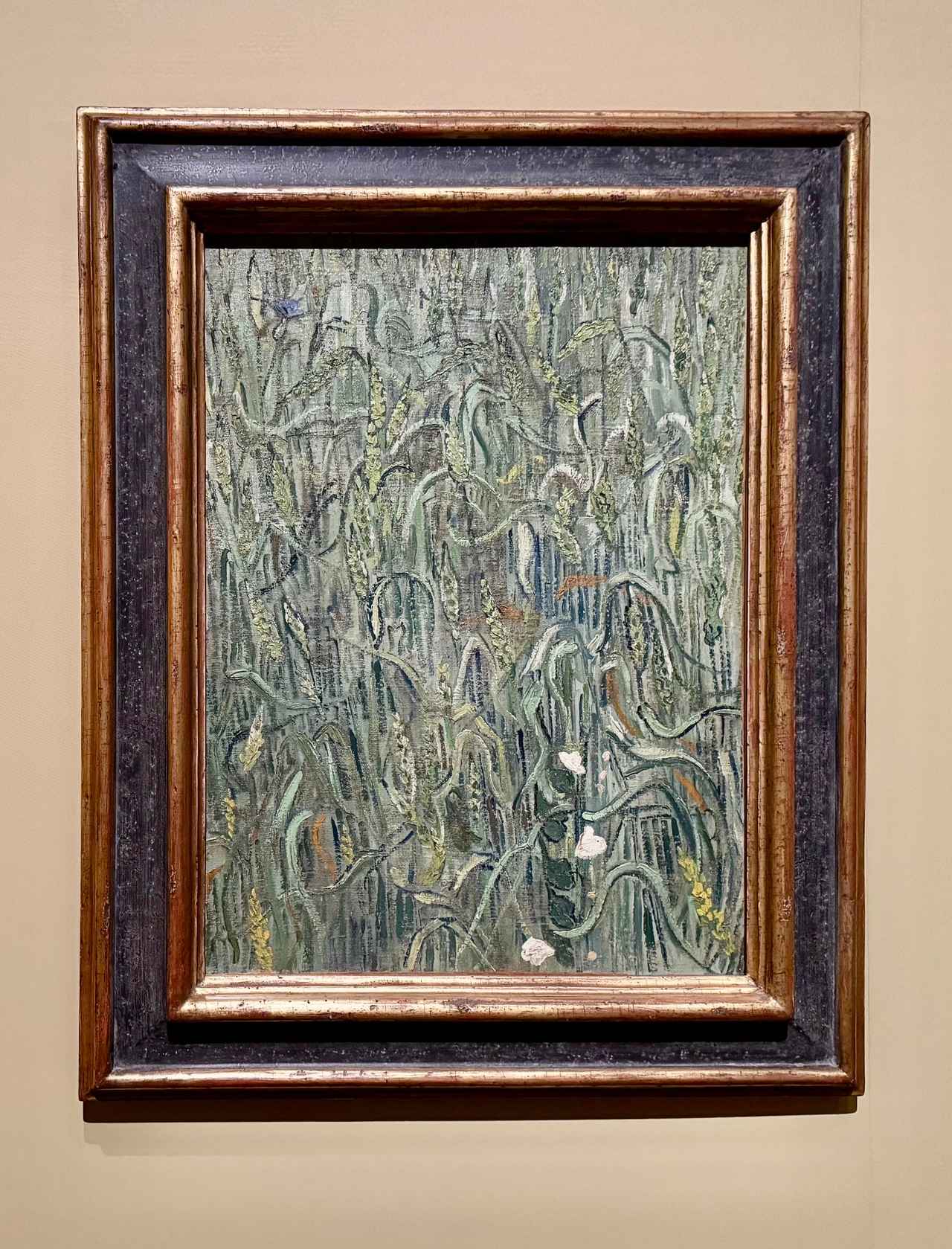 画像: フィンセント・ファン・ゴッホ《麦の穂》 1890年6月 油彩、カンヴァス ファン・ゴッホ美術館、アムステルダム(フィンセント・ファン・ゴッホ財団) 「ゴッホ展 家族がつないだ画家の夢」東京都美術館報道内覧会にて撮影 photo by © cinefil