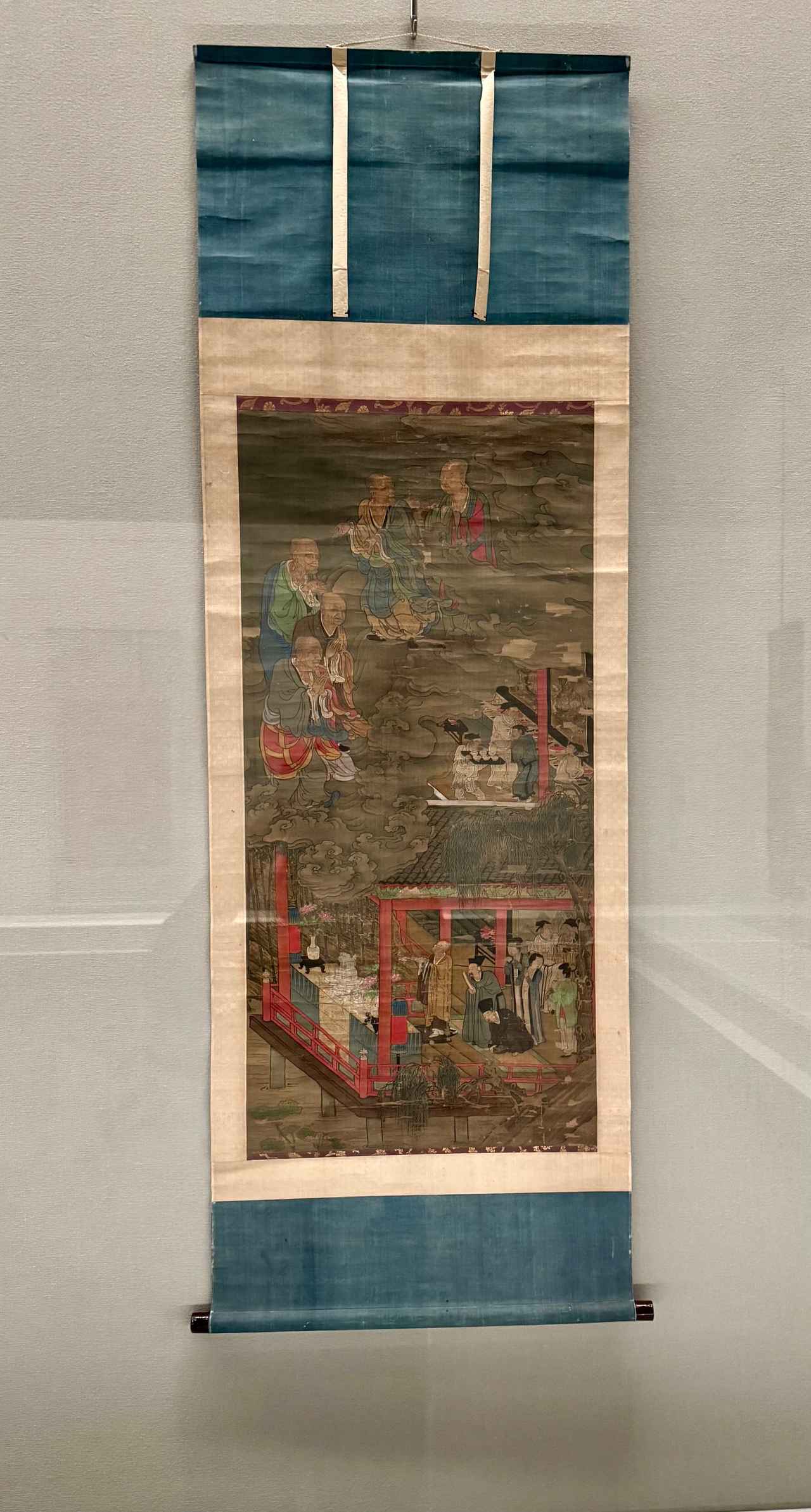 画像: 重要文化財　五百羅漢図（勧進五百羅漢）　林庭珪・周季常筆　中国・南宋時代　淳煕5～15年（1178～88）　京都・大徳寺蔵　後期：10月21日～11月16日　京都国立博物館「特別展　宋元仏画─蒼海（うみ）を越えたほとけたち」報道内覧会にて撮影　photo by © cinefil