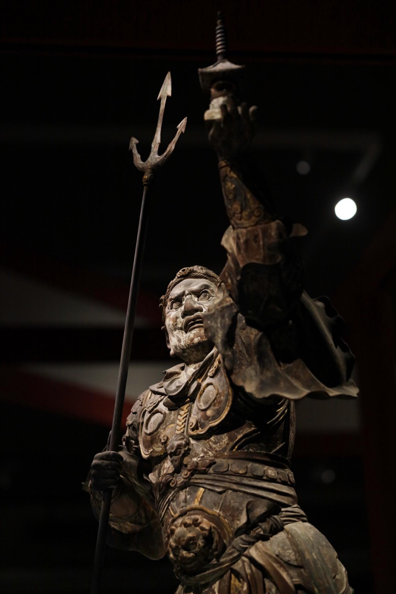 画像: 国宝 四天王立像・多聞天(部分) 鎌倉時代・13世紀 奈良・興福寺蔵