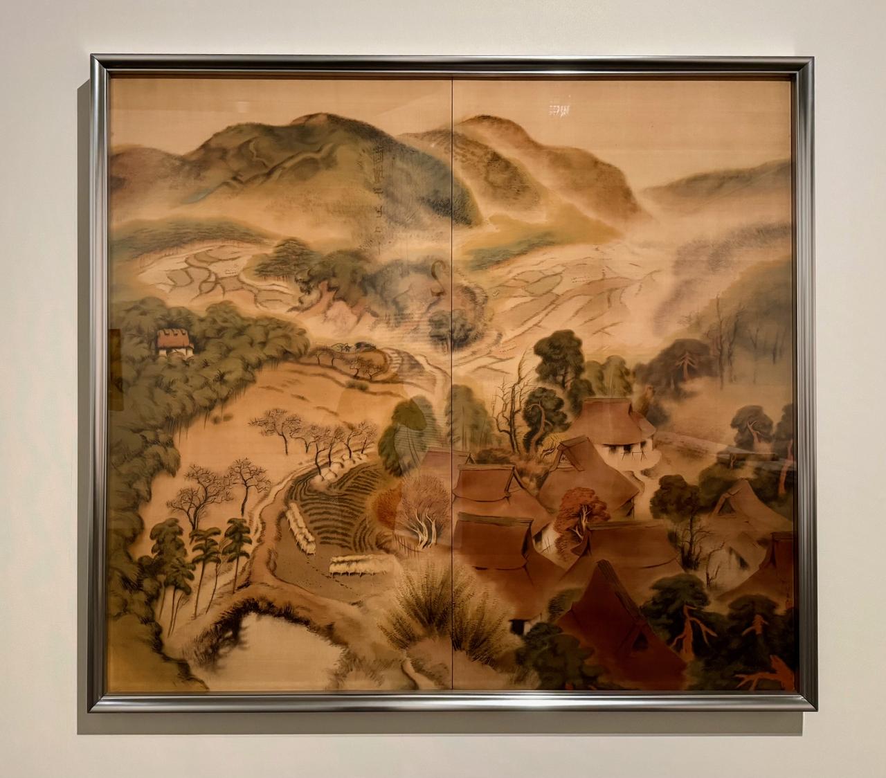 画像: 堂本印象《深草》1919年　京都府立堂本印象美術館　「没後50年 堂本印象 自在なる創造」京都国立近代美術館 報道内覧会にて撮影 　photo by © cinefil