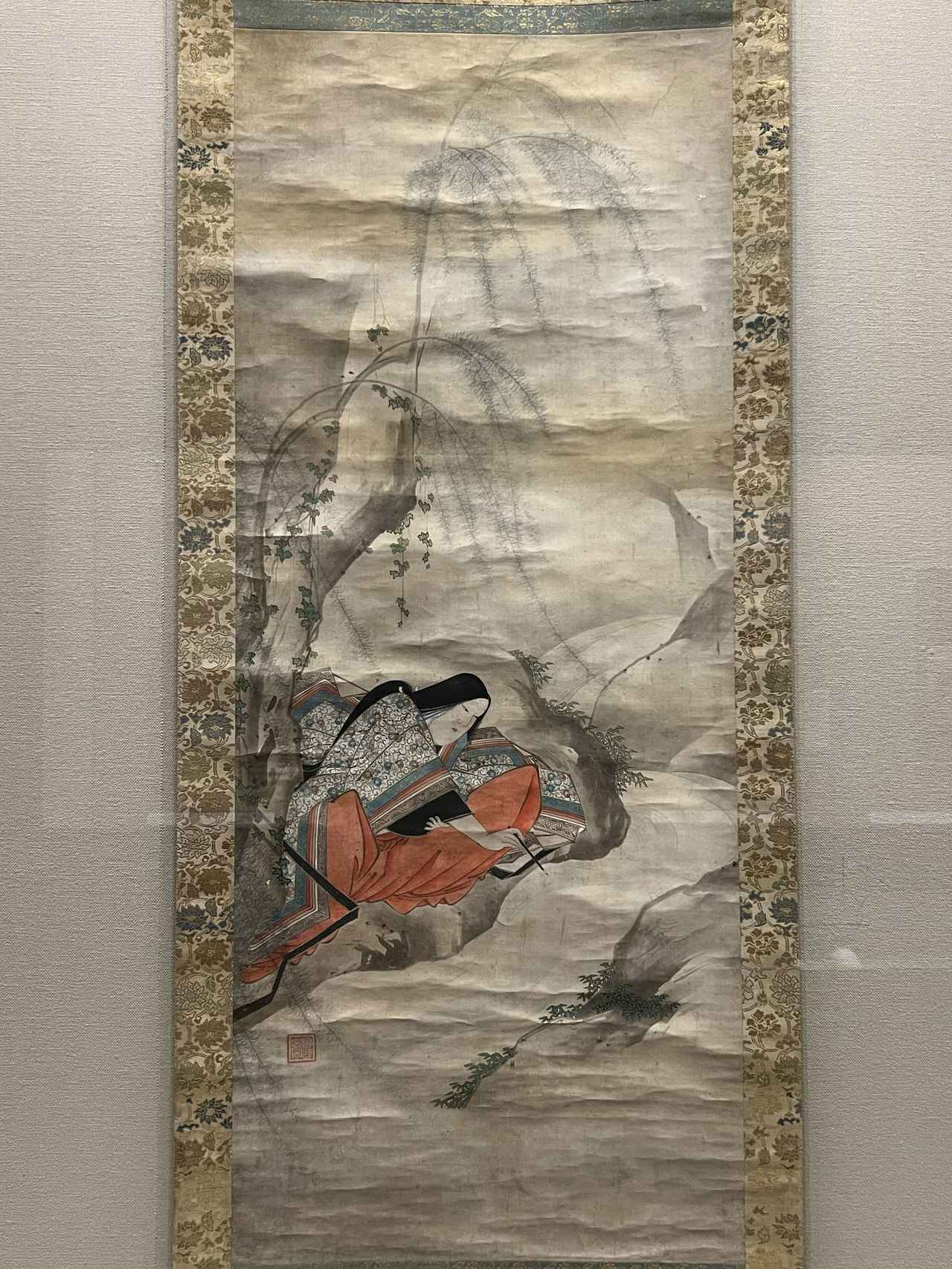 画像: 展示風景：岩佐又兵衛　伊勢物語　鳥の子図　重要美術品　江戸時代・17世紀　東京国立博物館蔵 photo©︎moichisaito