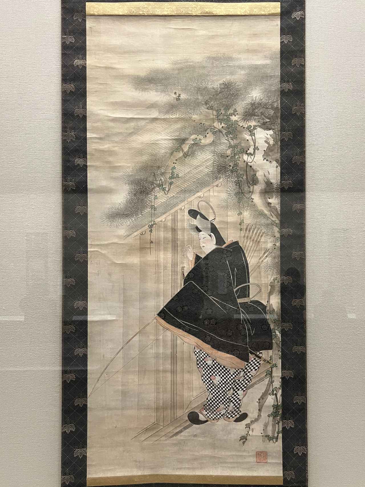 画像: 展示風景：岩佐又兵衛　伊勢物語 梓弓図　重要文化財　江戸時代・17世紀　文化庁蔵 photo©︎moichisaito
