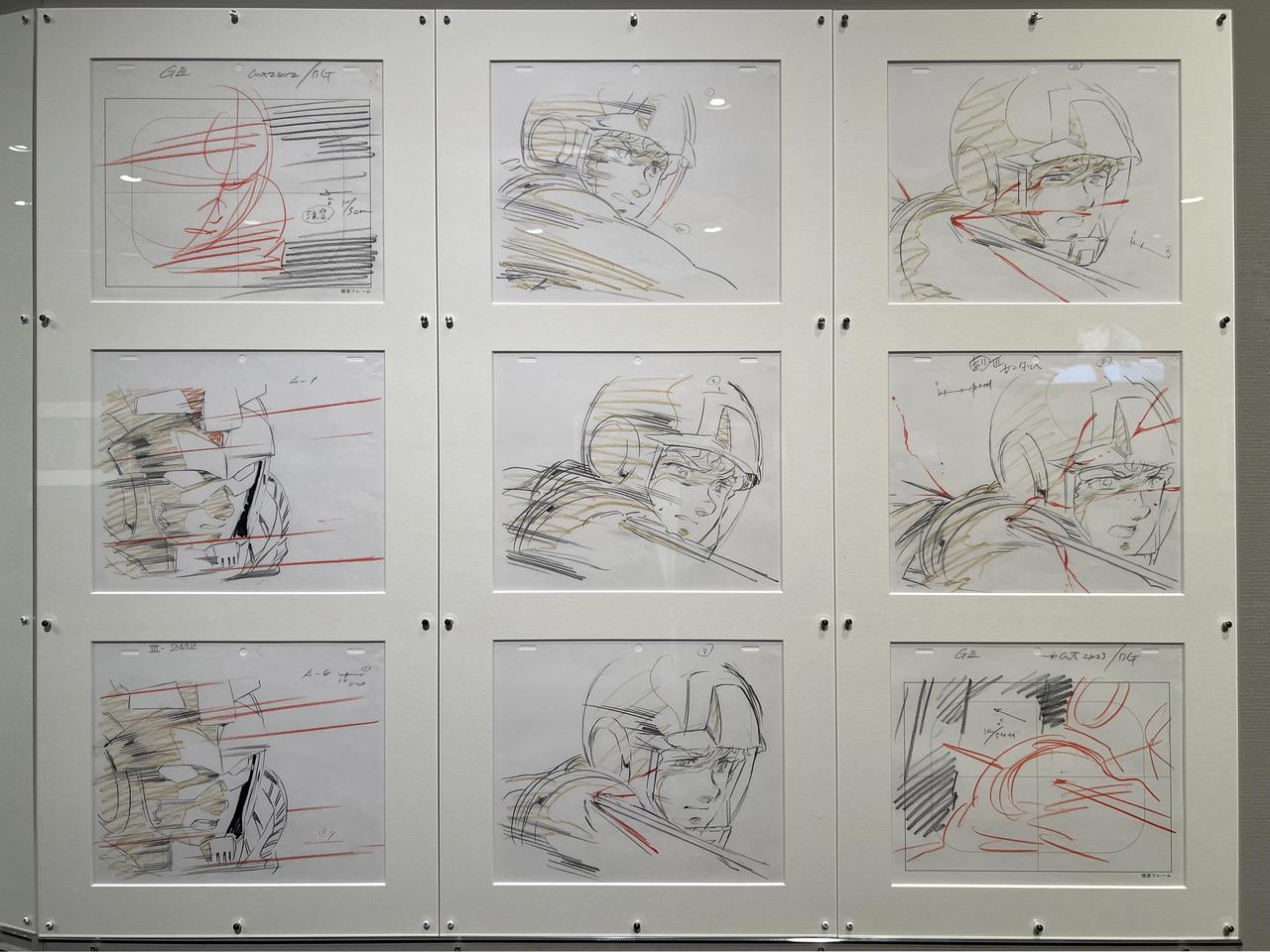 画像2: 展示風景:『劇場版 機動戦士ガンダムIII めぐりあい宇宙編』原画 © 創通・サンライズ photo©︎moichisaito