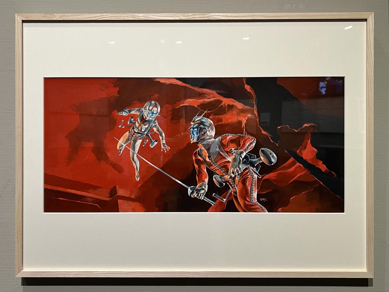 画像: 展示風景:『機動戦士ガンダム』イラスト原画 © 創通・サンライズ photo©︎moichisaito