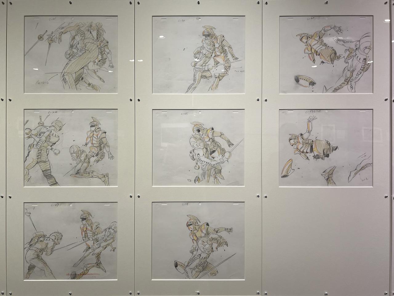 画像1: 展示風景:『劇場版 機動戦士ガンダムIII めぐりあい宇宙編』原画 © 創通・サンライズ photo©︎moichisaito