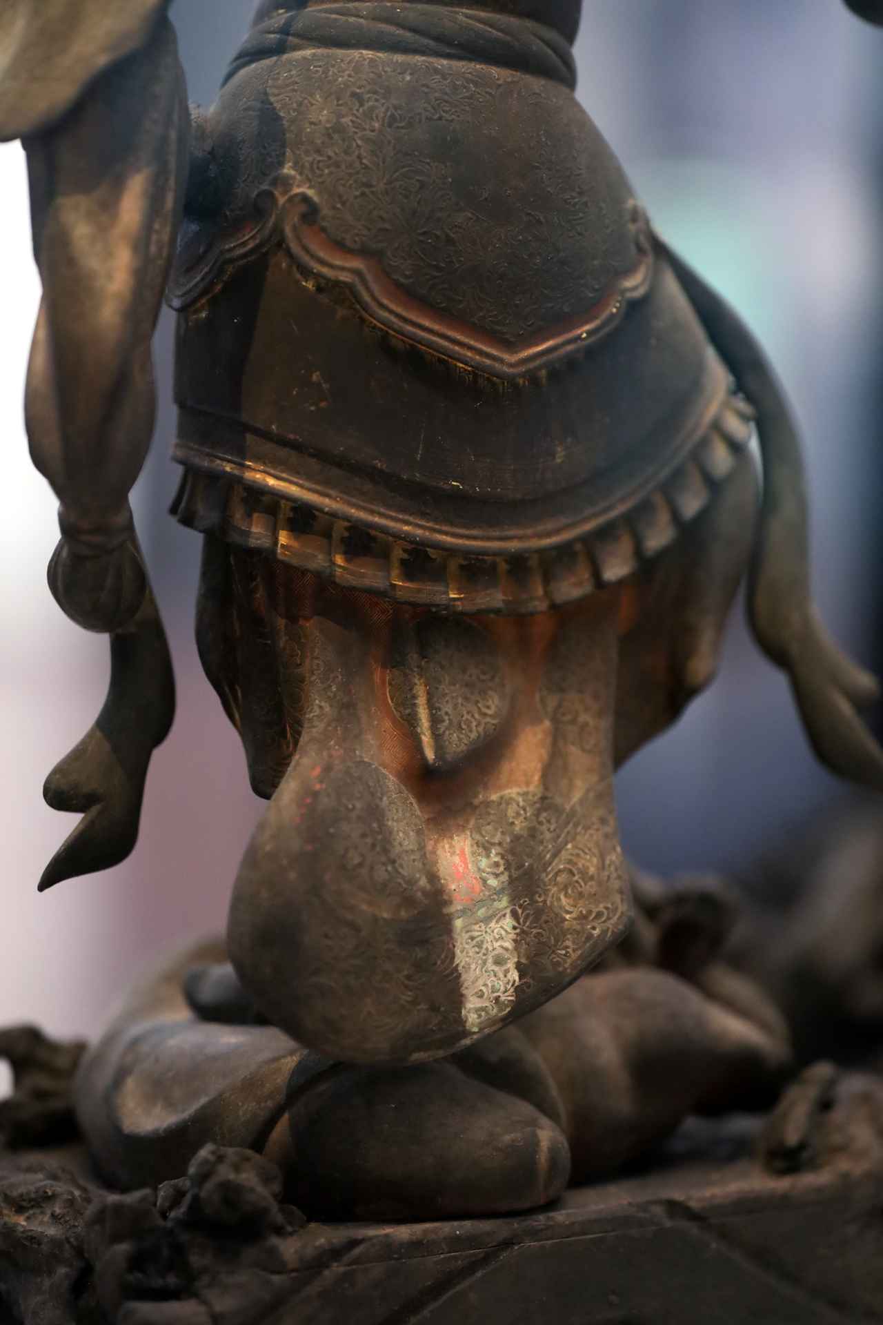 画像2: 四天王立像(持国天・部分) 鎌倉時代・13世紀 京都・現光寺 京都府指定文化財