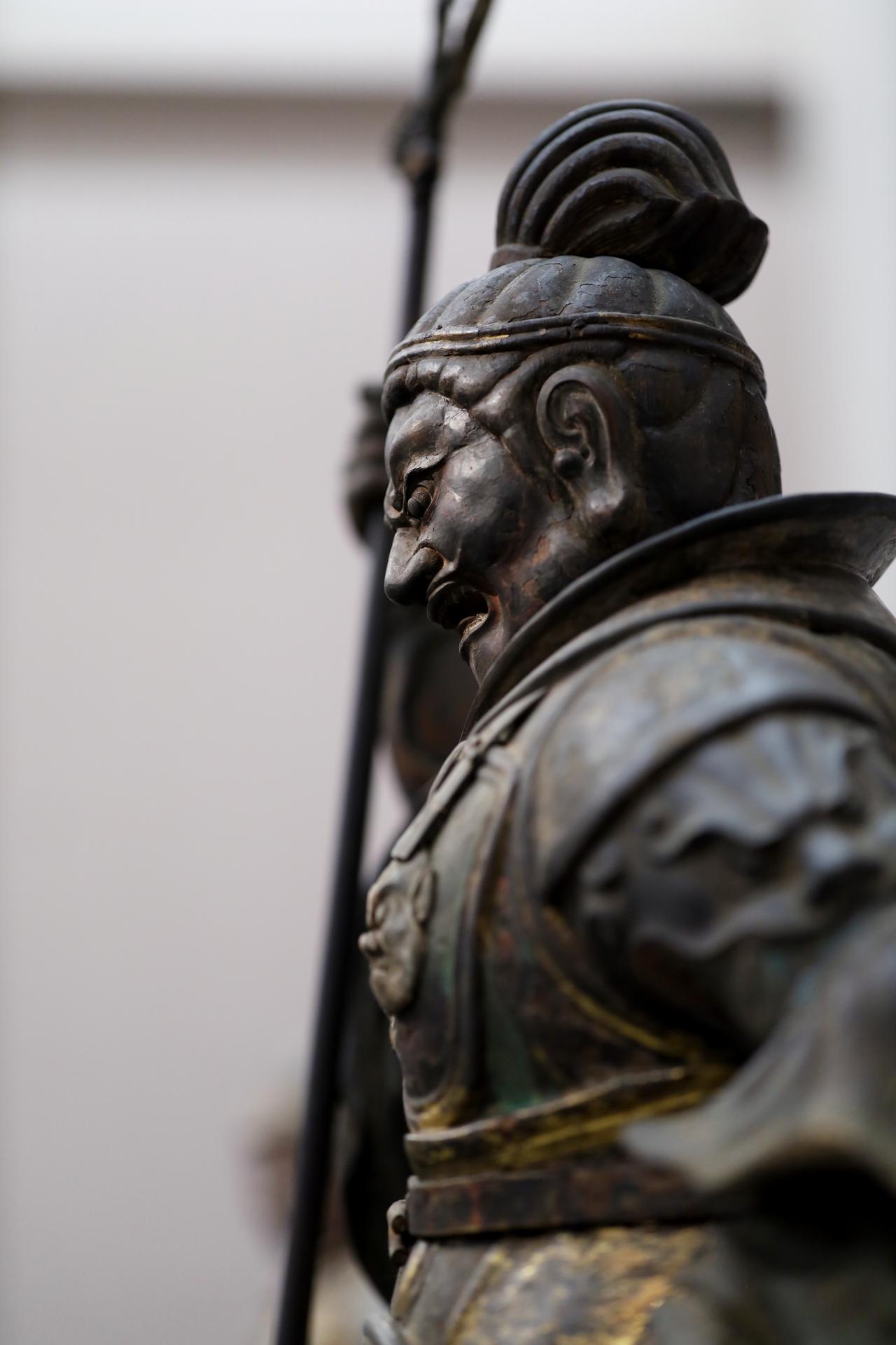 画像1: 四天王立像（増長天・部分）平安〜鎌倉時代・12〜13世紀 奈良国立博物館 （興福寺旧蔵）　重要文化財