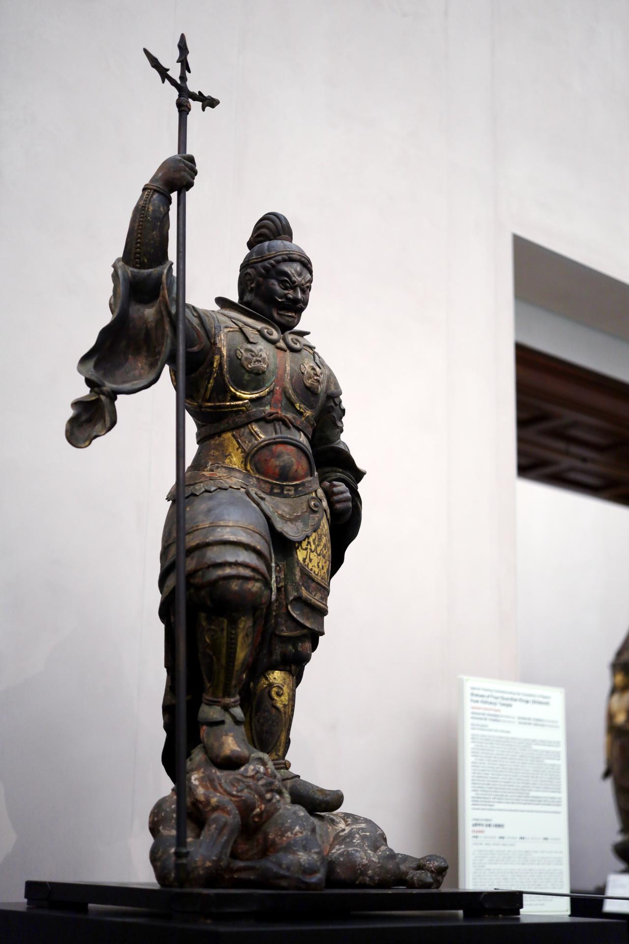 画像2: 四天王立像(増長天)平安〜鎌倉時代・12〜13世紀 奈良国立博物館 (興福寺旧蔵) 重要文化財 令和6年度保存修理 助成:バンク・オブ・アメリカ 施工:公益財団法人美術院