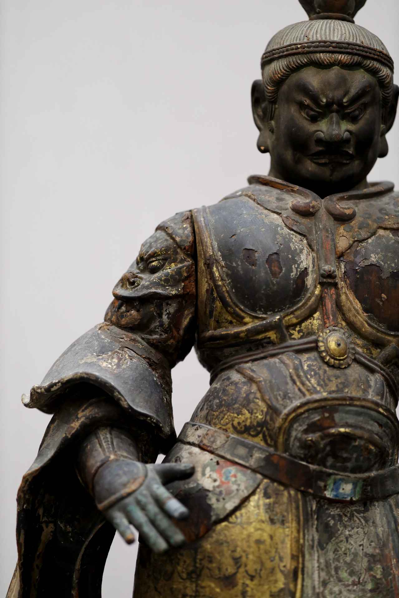 画像3: 四天王立像(持国天・部分)平安〜鎌倉時代・12〜13世紀 滋賀・MIHO MUSEUM (興福寺旧蔵) 重要文化財