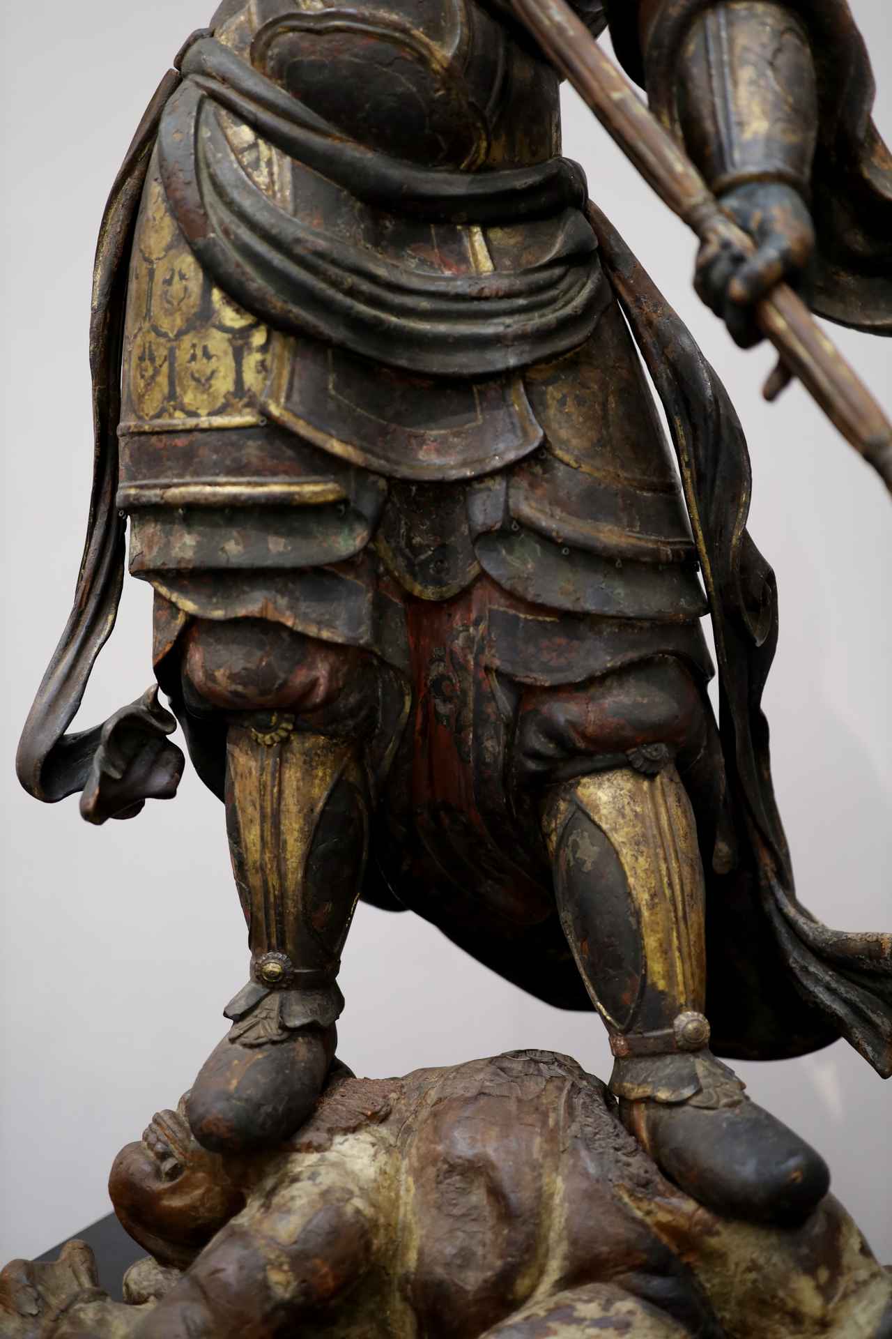 画像1: 四天王立像(多聞天・部分)平安〜鎌倉時代・12〜13世紀 奈良国立博物館 (興福寺旧蔵) 重要文化財 令和6年度保存修理 助成:バンク・オブ・アメリカ 施工:公益財団法人美術院