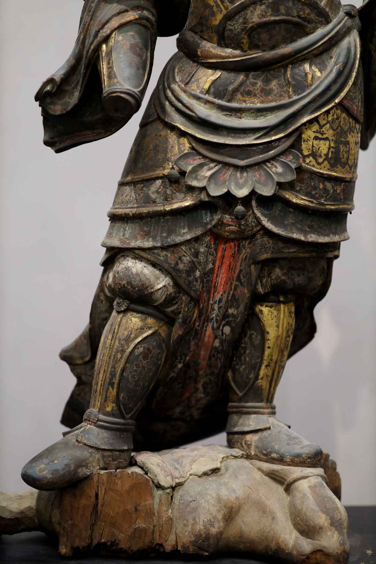 画像: 四天王立像(広目天・部分)平安〜鎌倉時代・12〜13世紀 奈良・興福寺 重要文化財