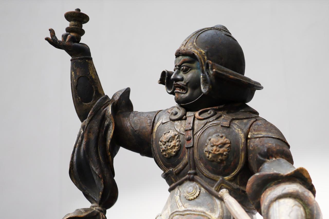 画像4: 四天王立像(多聞天・部分)平安〜鎌倉時代・12〜13世紀 奈良国立博物館 (興福寺旧蔵) 重要文化財