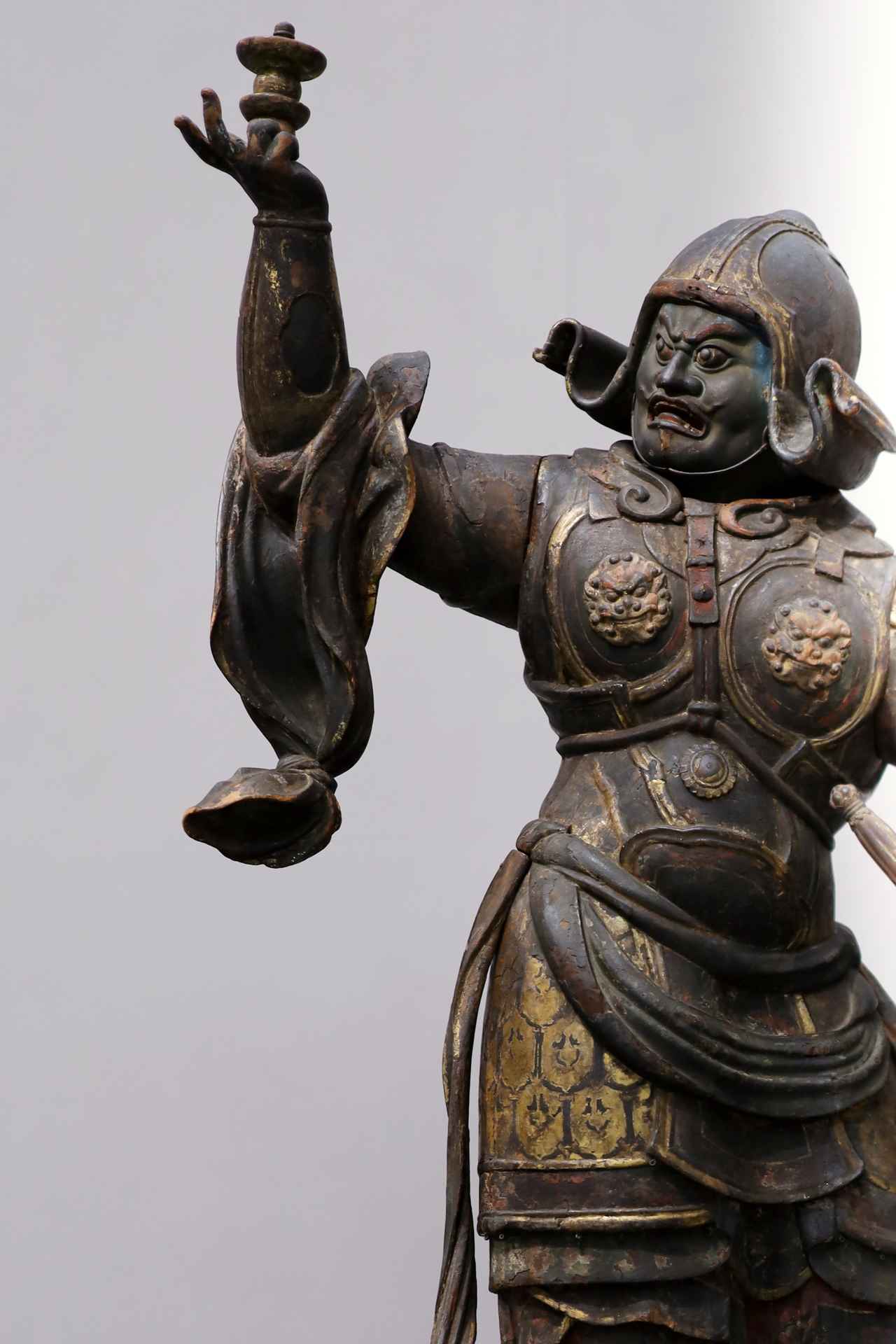 画像5: 四天王立像(多聞天)平安〜鎌倉時代・12〜13世紀 奈良国立博物館 (興福寺旧蔵) 重要文化財 令和6年度保存修理 助成:バンク・オブ・アメリカ 施工:公益財団法人美術院