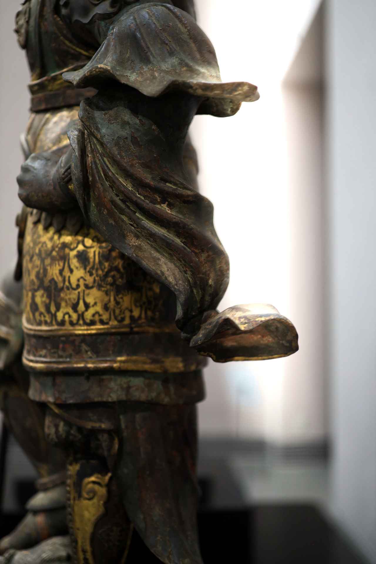 画像3: 四天王立像(増長天・部分)平安〜鎌倉時代・12〜13世紀 奈良国立博物館 (興福寺旧蔵) 重要文化財