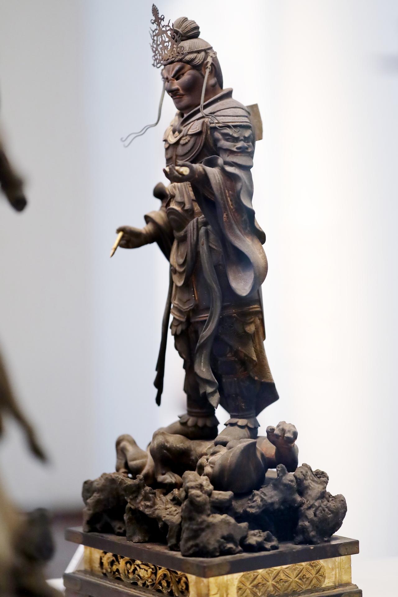 画像: 四天王立像（広目天） 鎌倉時代・13世紀　京都・現光寺 京都府指定文化財