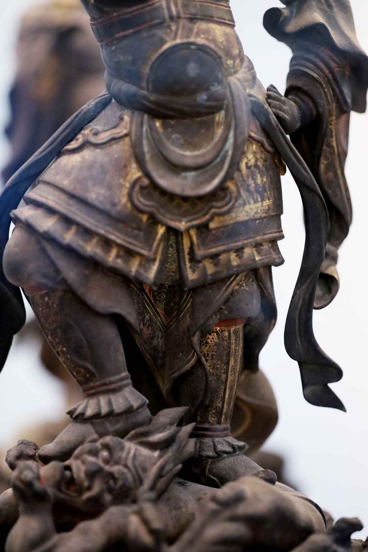 画像1: 四天王立像（持国天・部分） 鎌倉時代・13世紀　京都・現光寺 京都府指定文化財