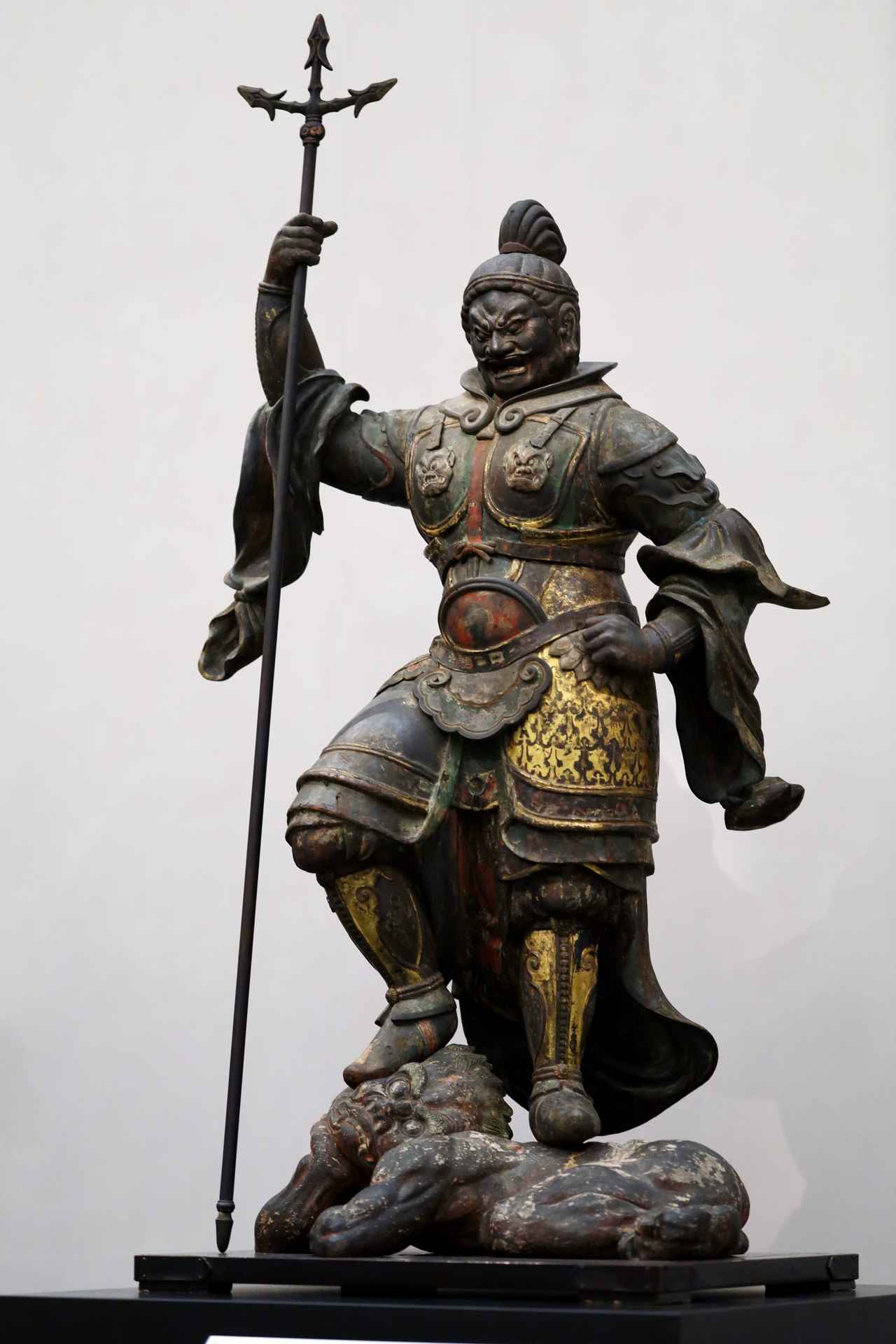 画像1: 四天王立像（増長天）平安〜鎌倉時代・12〜13世紀 奈良国立博物館 （興福寺旧蔵）　重要文化財 令和6年度保存修理　助成：バンク・オブ・アメリカ　施工：公益財団法人美術院