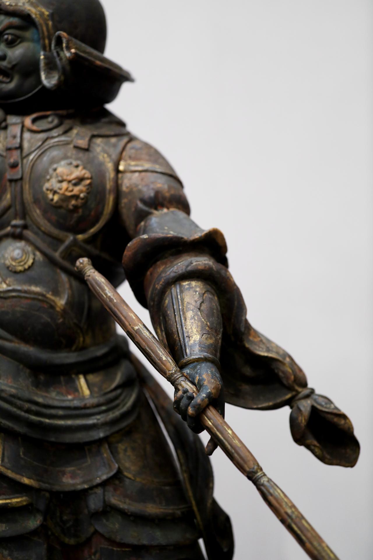 画像2: 四天王立像（多聞天・部分）平安〜鎌倉時代・12〜13世紀 奈良国立博物館 （興福寺旧蔵）　重要文化財