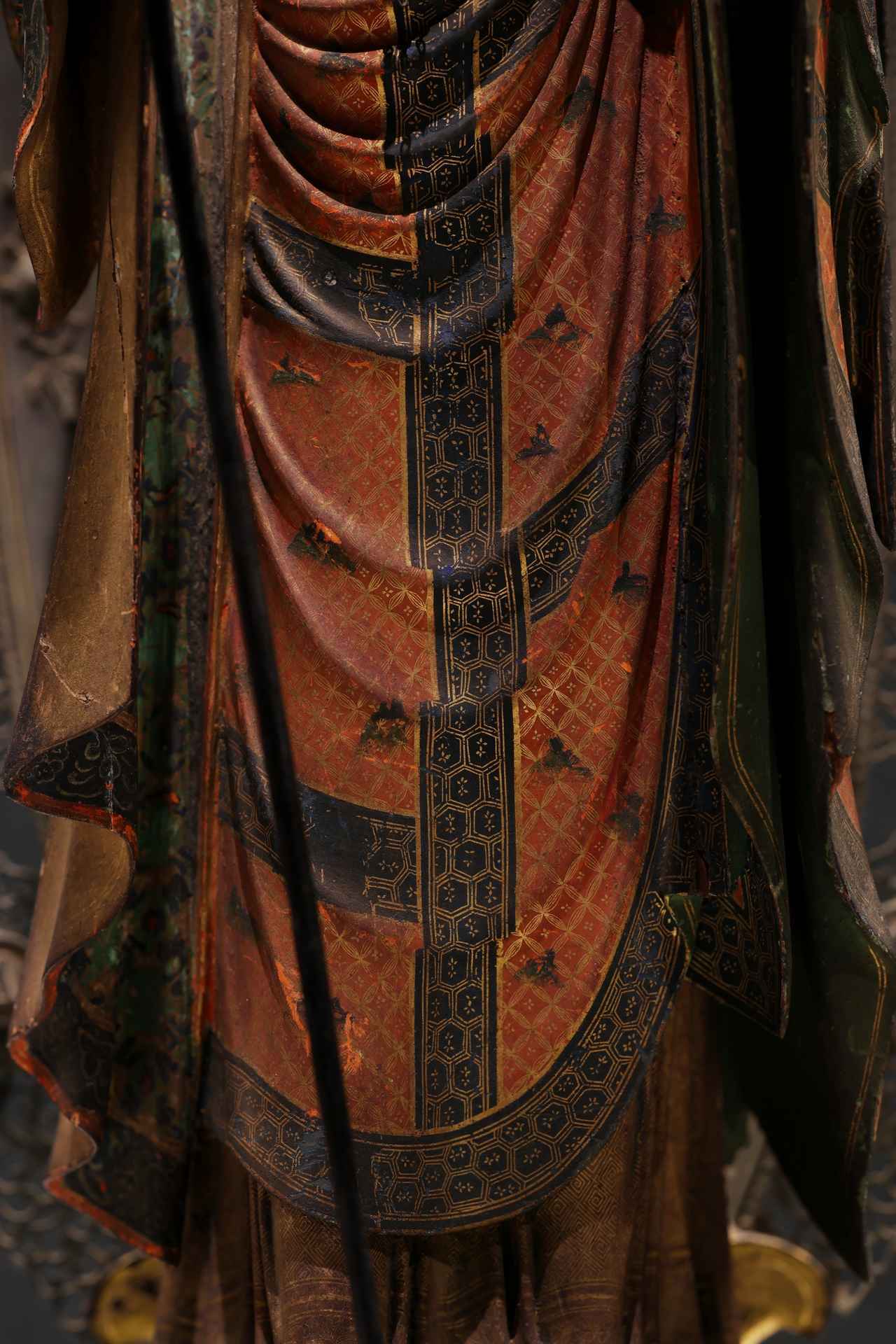 画像7: 快慶 木造地蔵菩薩立像 鎌倉時代・13世紀 藤田美術館(部分) 重要文化財