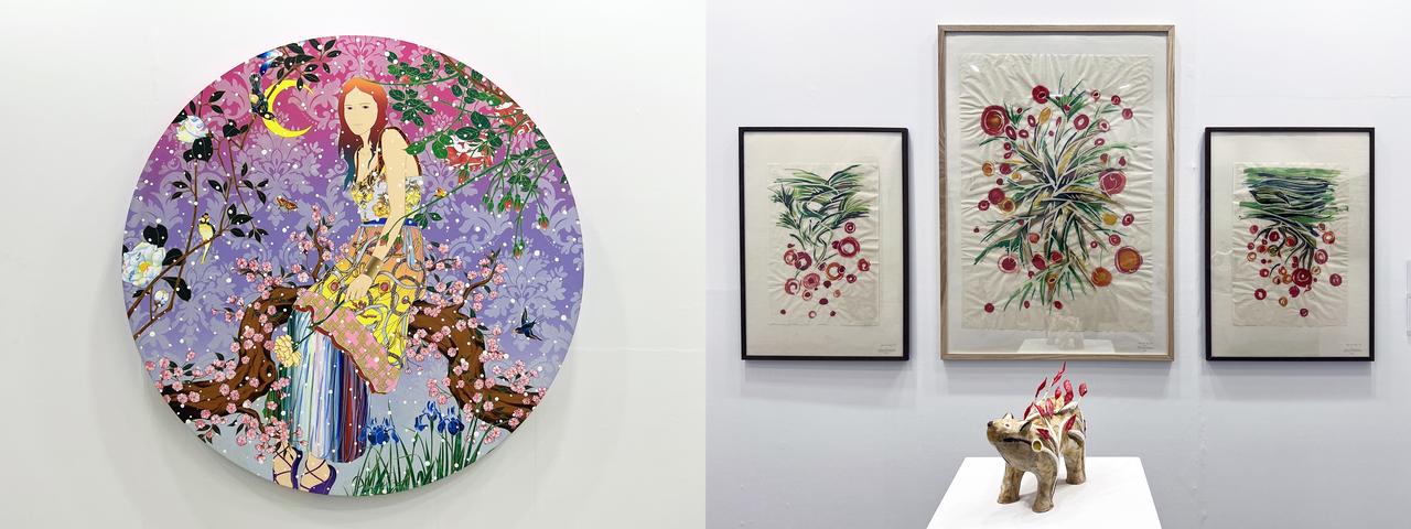 画像: 会場風景：KOTARO NUKAGAのブース photo©︎saitomoichi