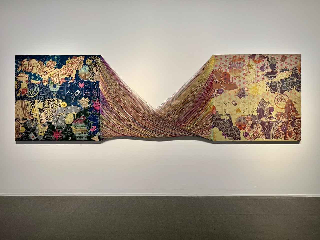 画像: 手塚愛子《閉じたり開いたりそして勇気について》2024年 京都国立近代美術館蔵 2025年12月19日「セカイノコトワリ―私たちの時代の美術」内覧会にて撮影 photo by © cinefil