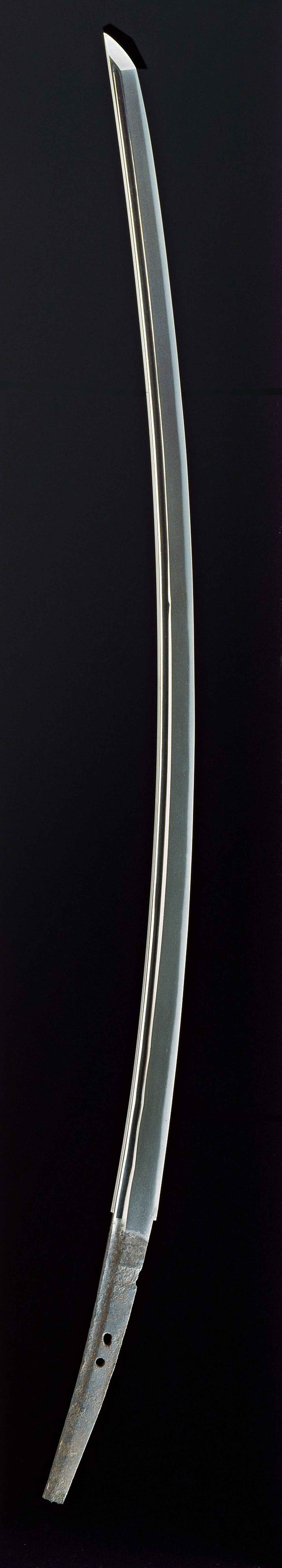 画像: 重要文化財《太刀　銘□忠（薄緑・膝丸）》京都・大覚寺蔵　［通期展示］