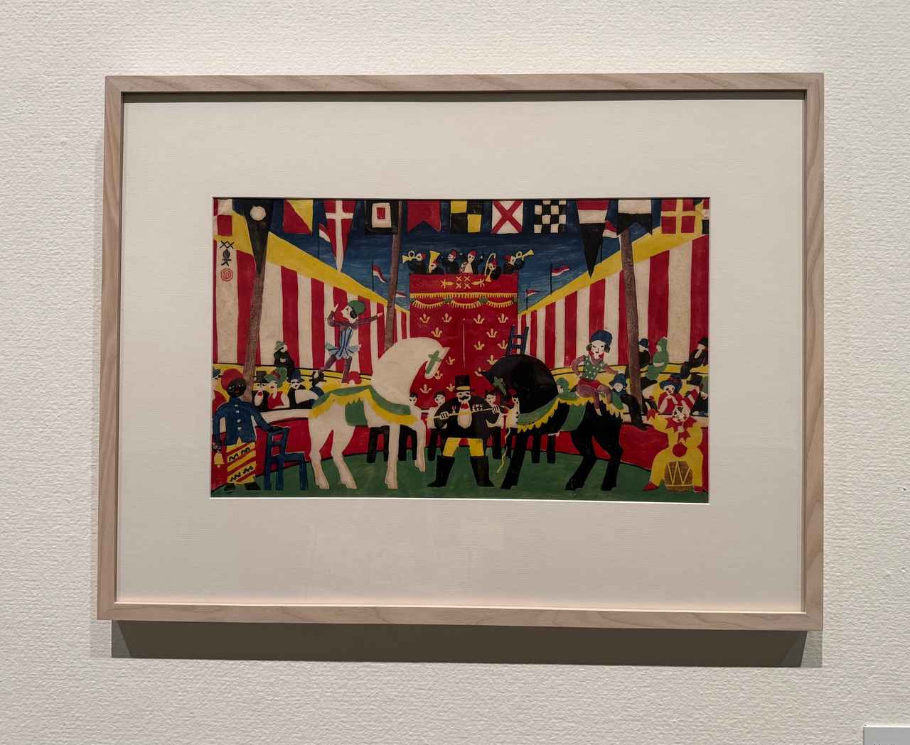 画像: 川西英《サーカス（曲馬）》1928年　京都国立近代美術館 「モダン都市生活と竹久夢二―川西英コレクション」京都国立近代美術館 内覧会にて撮影 photo by © cinefil