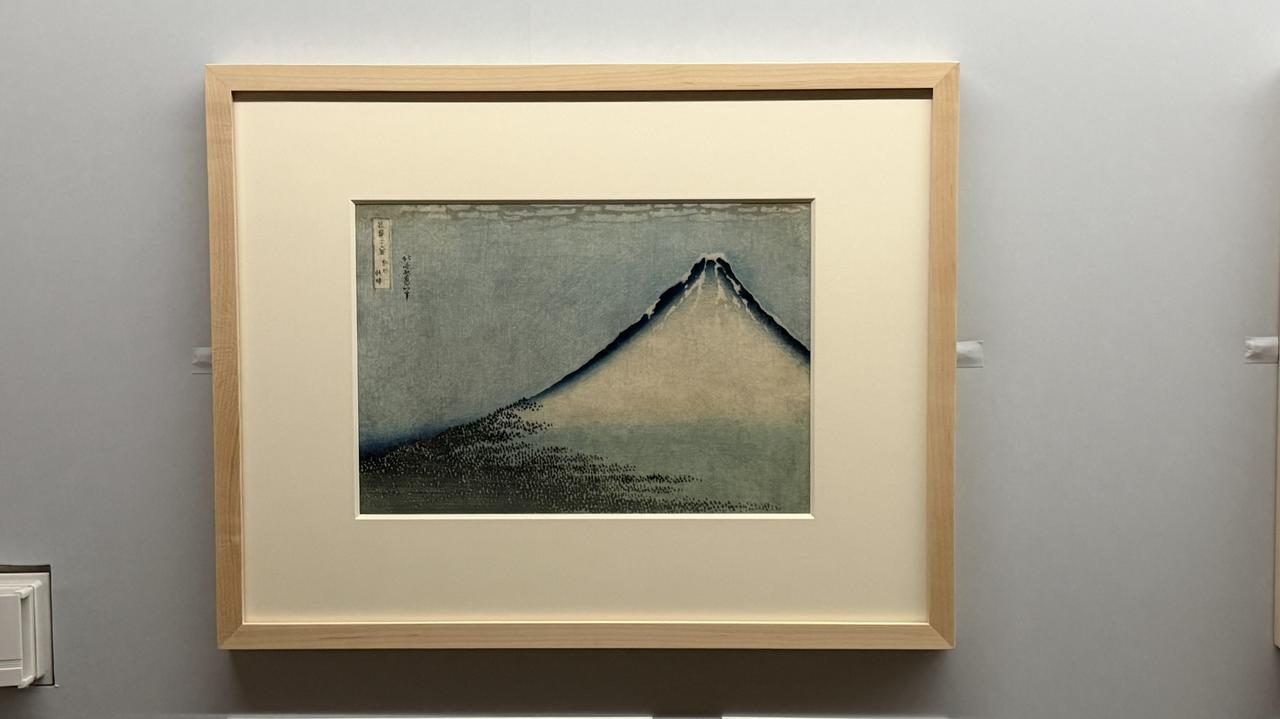 画像: 「凱風快晴(通称 “青富士”)」「北斎 冨嶽三十六景 井内コレクションより」国立西洋美術館内覧会にて撮影 photo by moichi saito