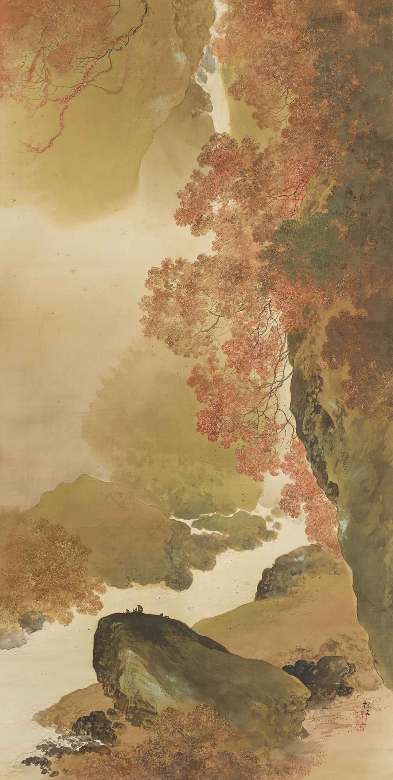 画像: 木島櫻谷《幽渓秋色》大正時代(20世紀)　泉屋博古館東京