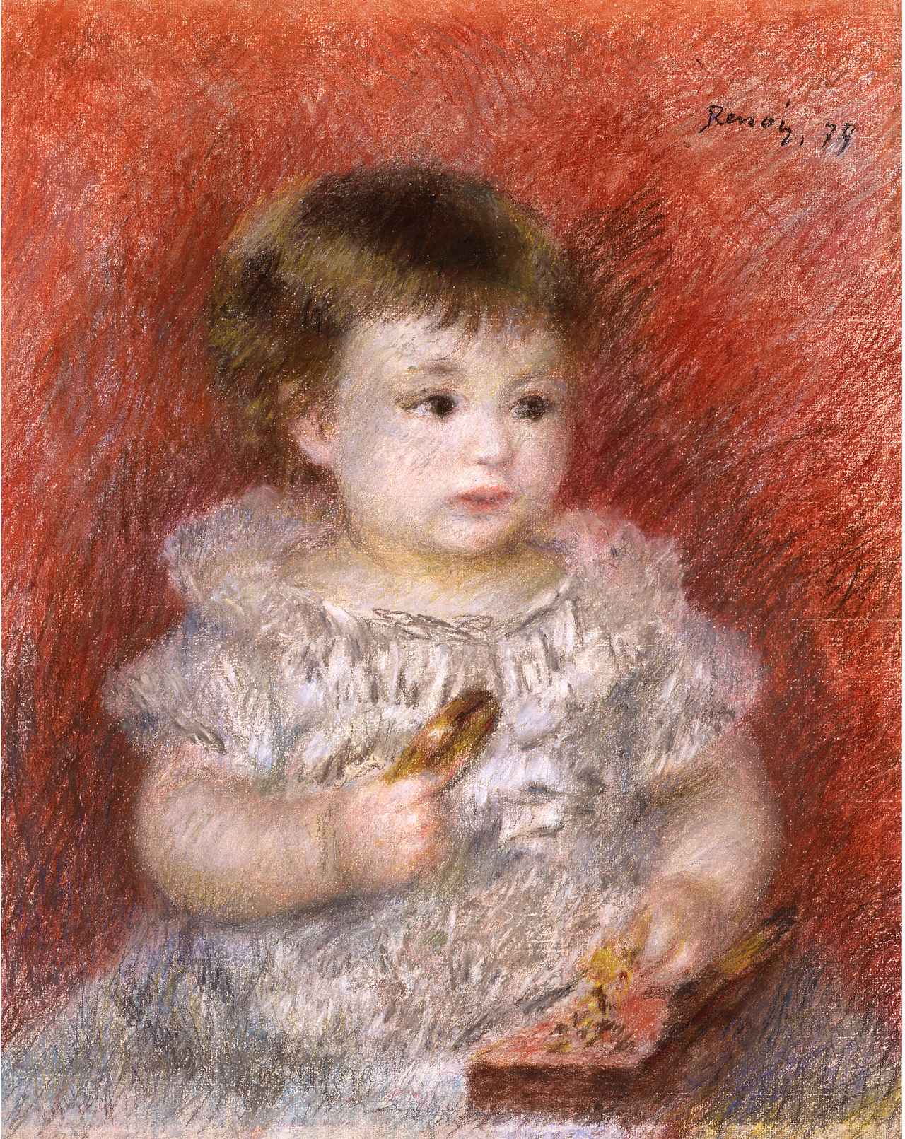 画像: オーギュスト・ルノワール 《リュシアン・ドーデの肖像》 1879年　展示期間 8月18日（火）-10月12日（月・祝）