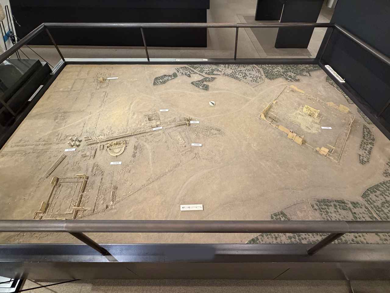画像: 展示風景:シリア、パルミラ遺跡模型 photo©️moichisaito