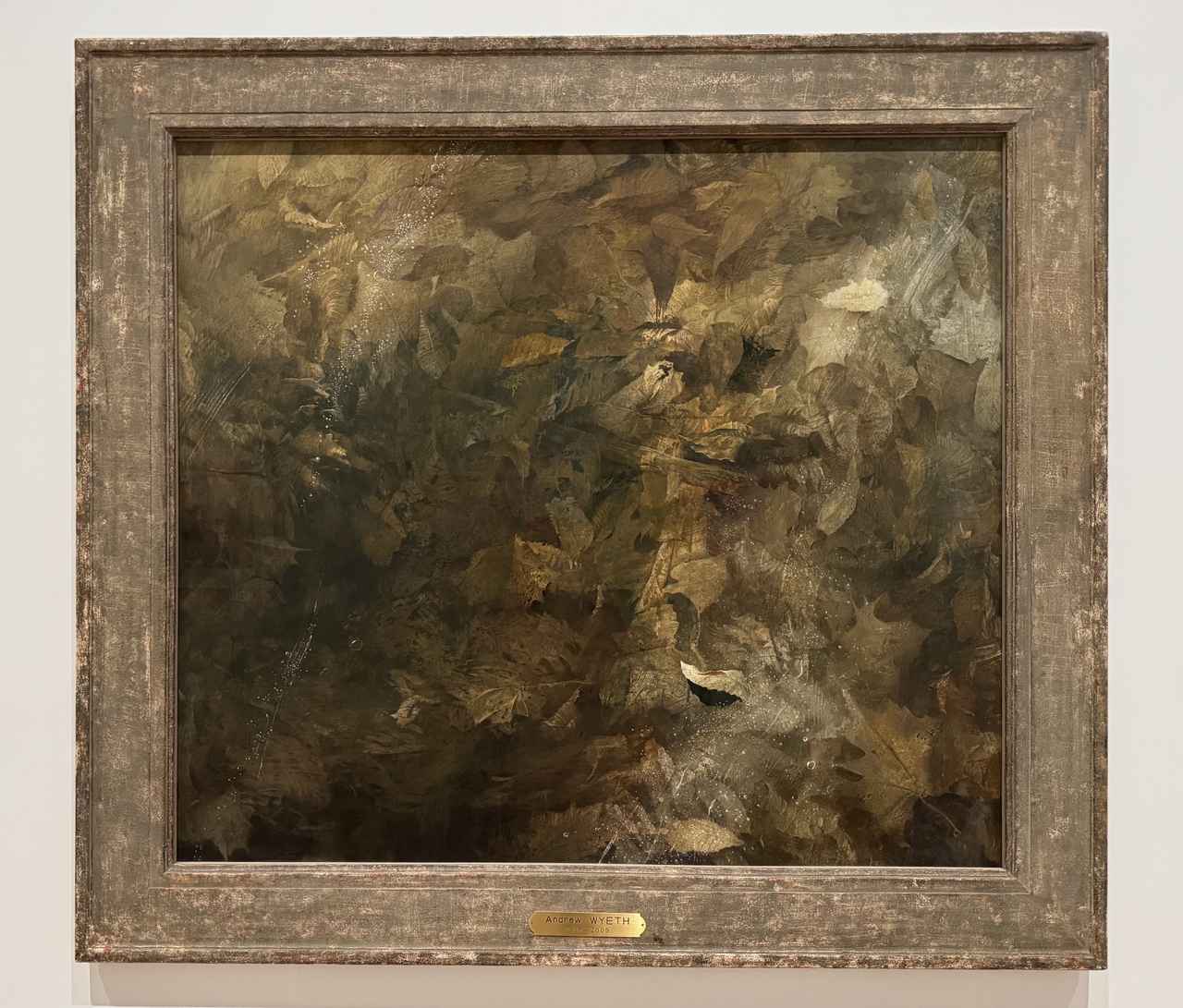 画像: アンドリュー・ワイエス《薄氷》　1969年　テンペラ、パネル　110.2x121.9㎝　株式会社三井住友銀行 豊田市美術館「アンドリュー・ワイエス展」内覧会にて撮影　photo by © cinefil