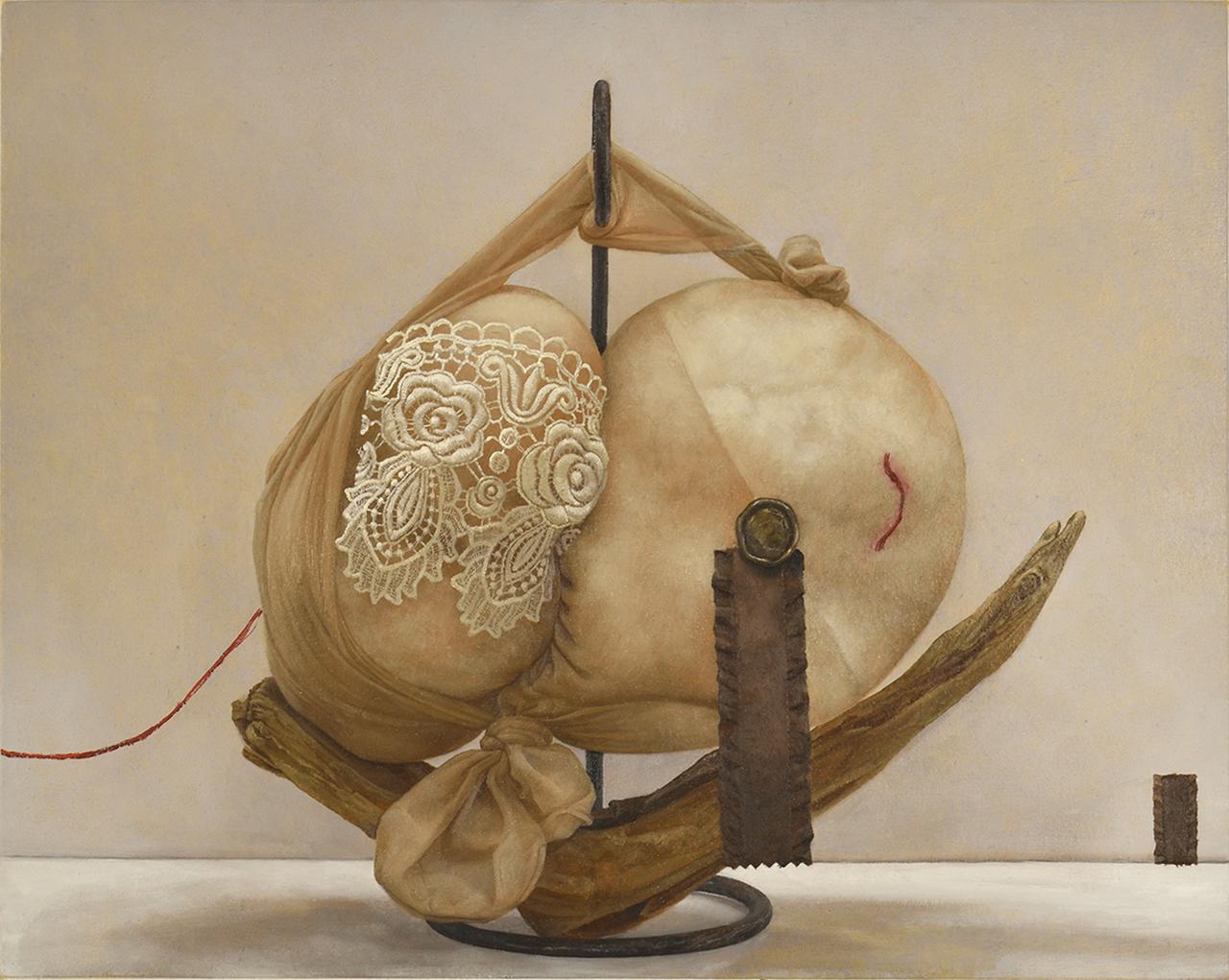 画像: 接吻( A Kiss) 油彩、綿張りパネル. 40×50cm 2026
