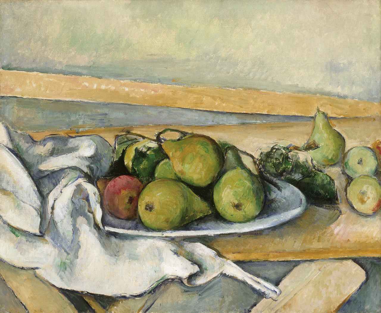 画像: ポール・セザンヌ《梨のある静物》 1885年頃 油彩、カンヴァス Paul Cézanne, Still Life with Pears, c. 1885, Oil on canvas Wallraf-Richartz-Museum & Fondation Corboud, Cologne, Photo: © RBA, Cologne
