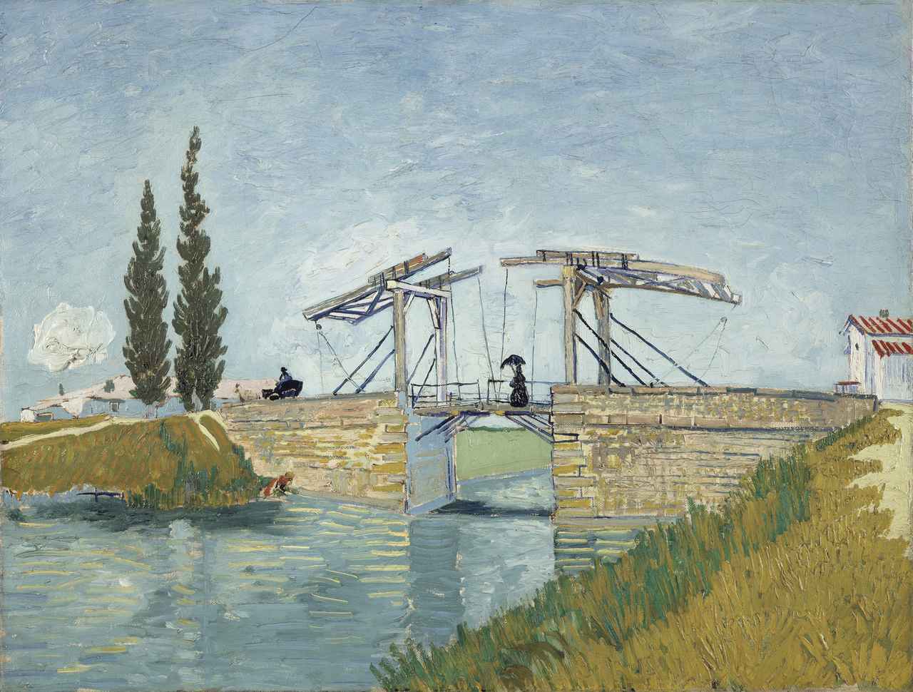 画像: フィンセント・ファン・ゴッホ《跳ね橋》 1888年 油彩、カンヴァス Vincent van Gogh, The Drawbridge, 1888, Oil on canvas Wallraf-Richartz-Museum & Fondation Corboud, Cologne, Photo: © RBA, Cologne