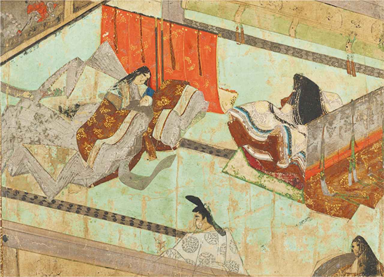 画像: 重要文化財 紫式部日記絵巻断簡(部分) 鎌倉時代・13世紀 東京国立博物館蔵 (後期展示)