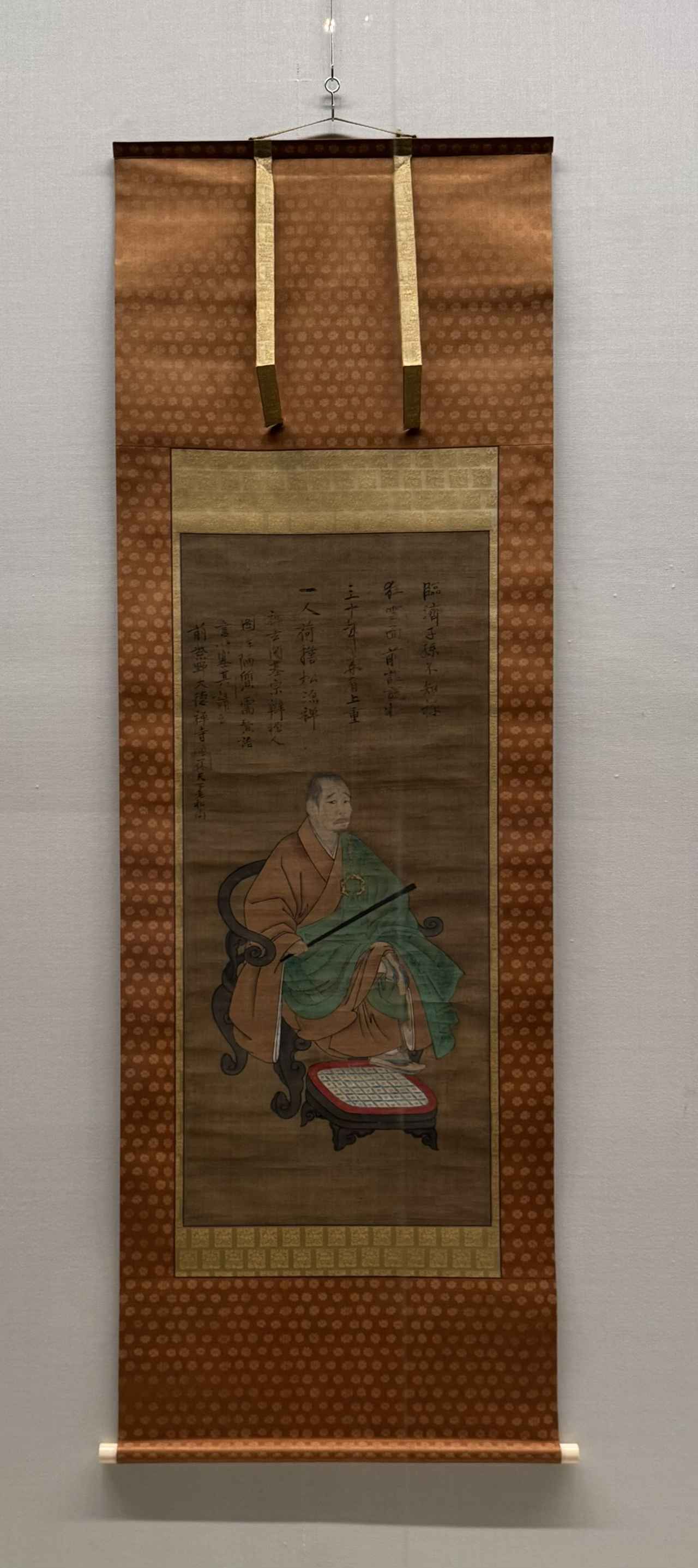 画像: 重要文化財「一休宗純像」自賛、宗辨禅人請 室町時代・15世紀 京都・酬恩庵蔵 【前期展示】開創700年記念 特別展「大徳寺 本朝無双之禅苑」東京国立博物館 記者内覧会にて撮影 photo by © cinefil