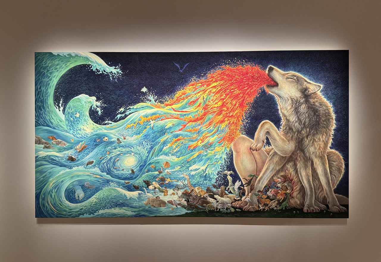 画像: 鴻池朋子 《Kegare》2007年 個人蔵 大阪中之島美術館「ＮＨＫ日曜美術館５０年展」記者内覧会にて撮影photo by © cinefil