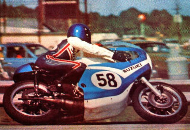 画像: 1972年デイトナ。ジョディ・ニコラスとスズキTR750 www.classic-motorrad.de