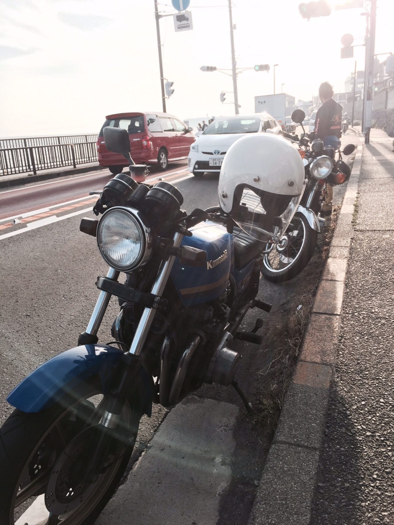 画像: 編集長と僕のZが並ぶ。この写真を撮れただけでも行った甲斐があった・・・と思う。